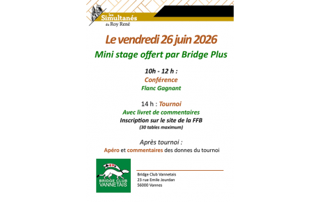 Journée Bridge Plus